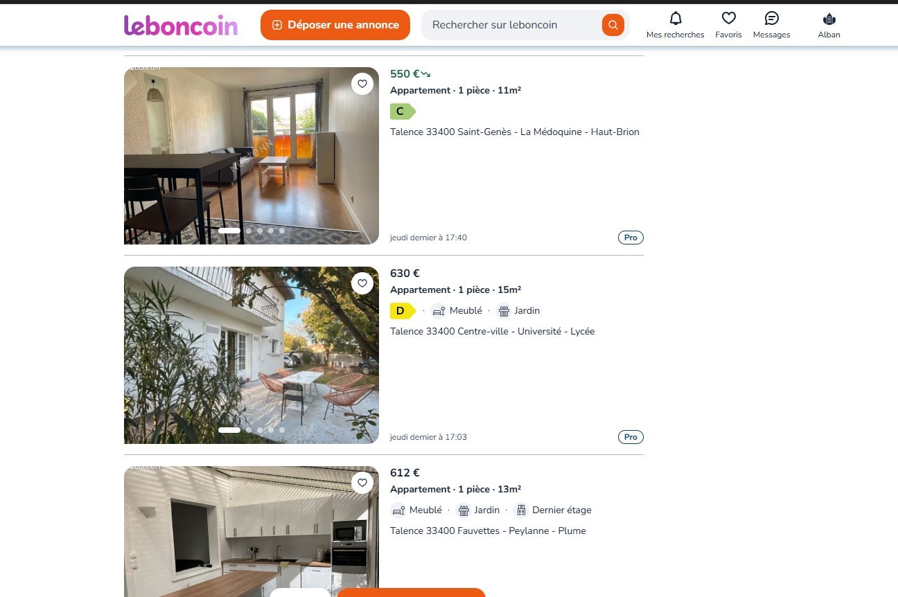 Marché locatif Talence Gradignan